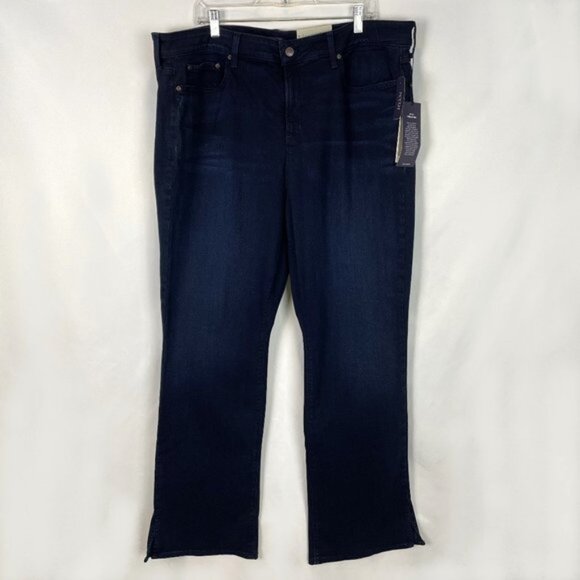 NYDJ Jeans Women’s Billie Mini Bootcut With Side Slit In Plus Size 22W - Picture 1 of 11